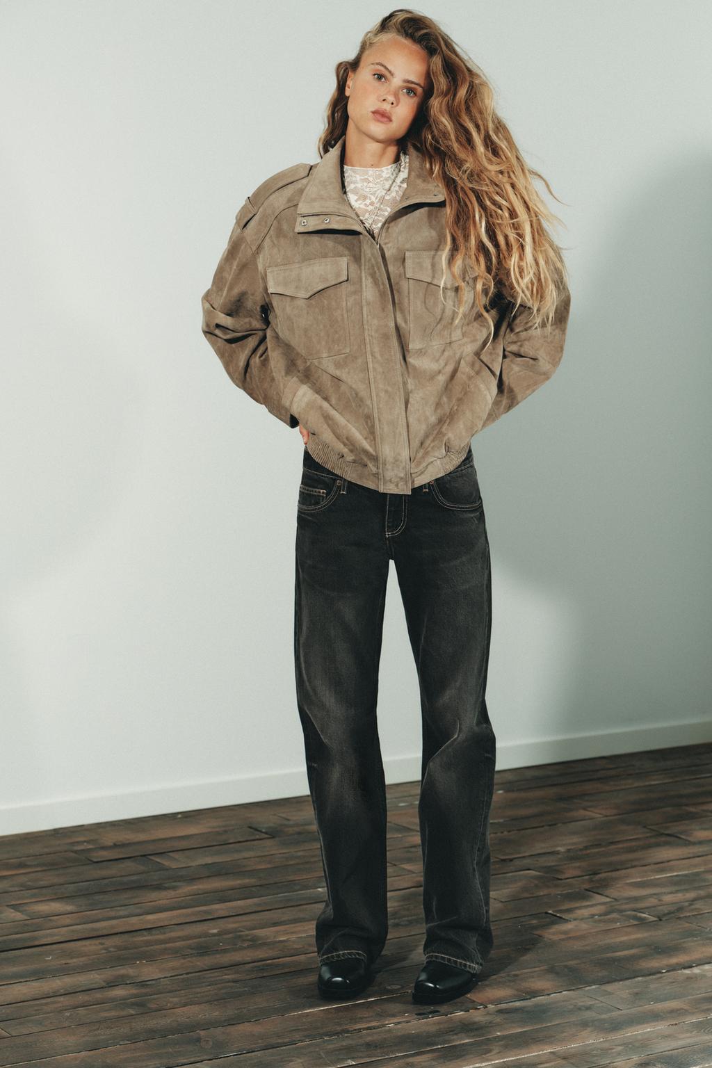 Marble Sand Suede Jacket