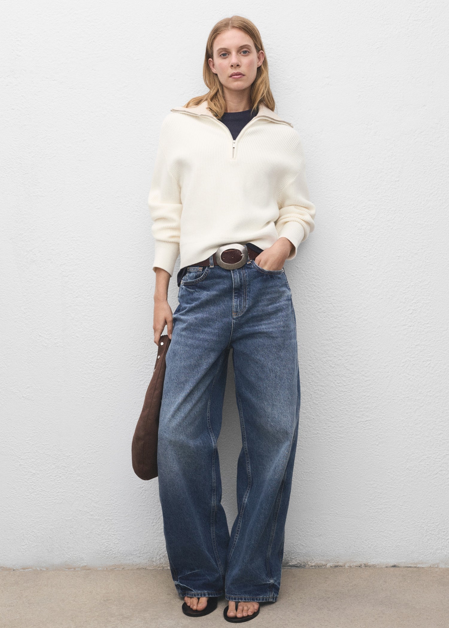 Anna Zip Collar Jumper