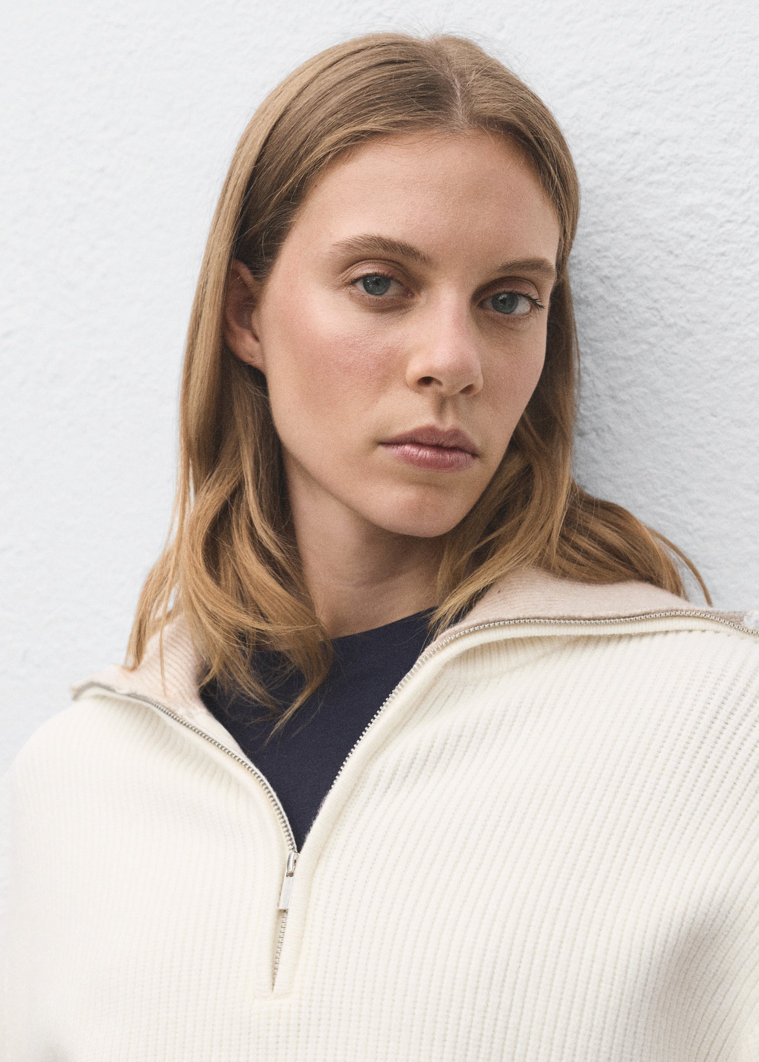 Anna Zip Collar Jumper