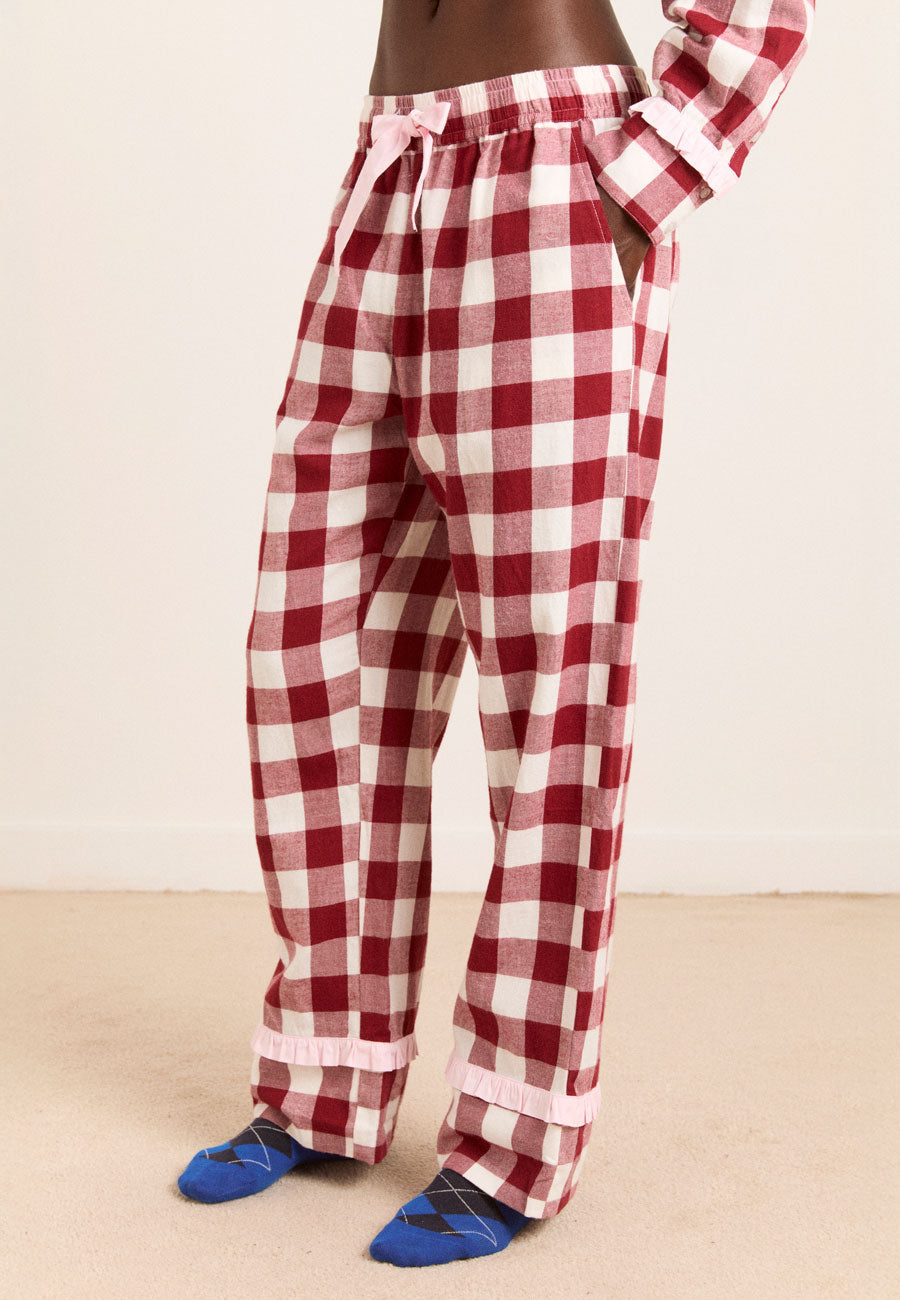 Gingham PJ Set