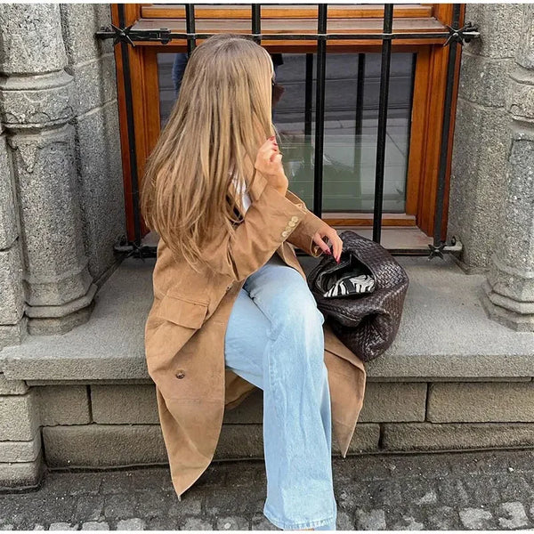 Solana Suede Coat
