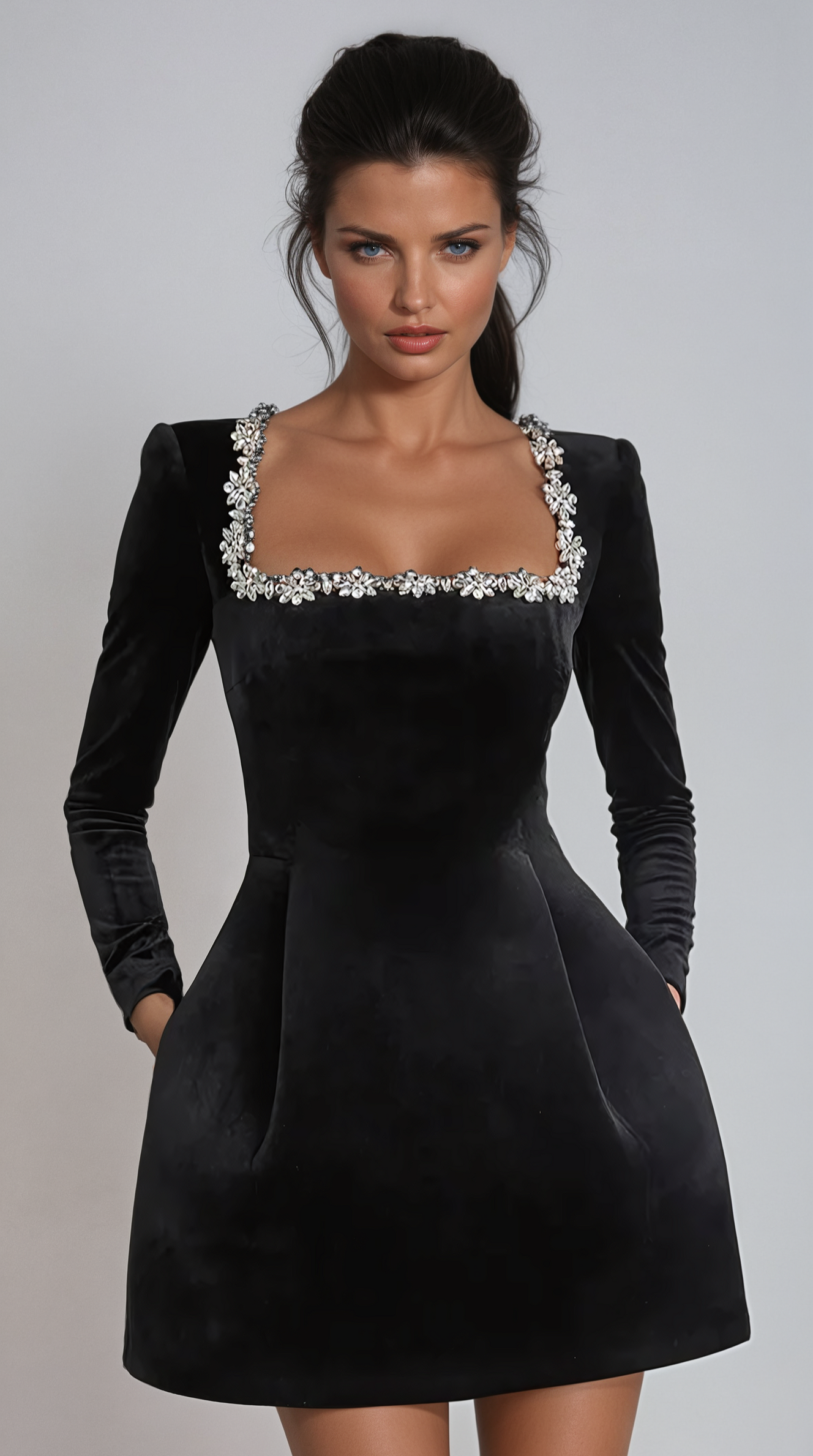 Elodie Velvet Dress