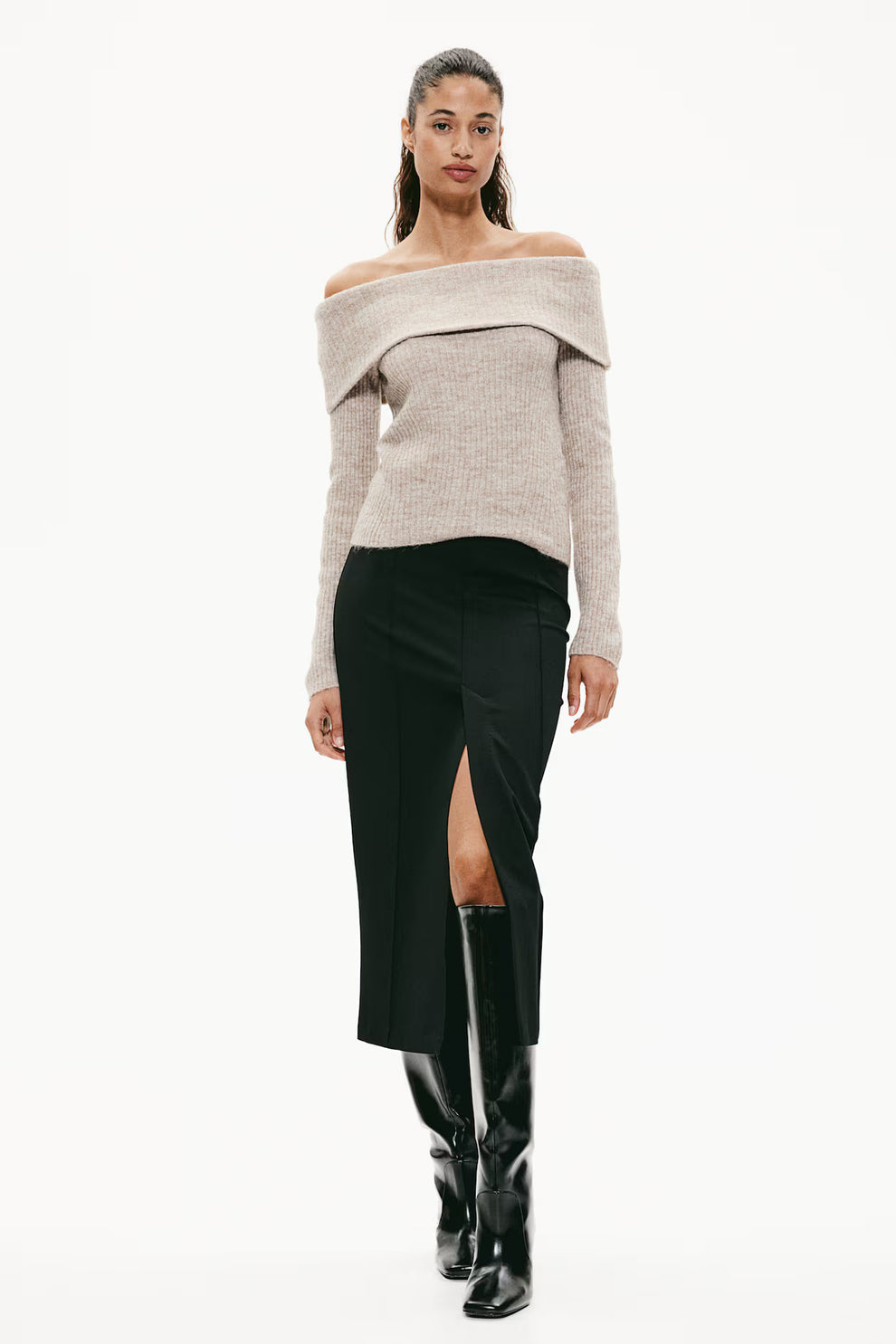 Off The Shoulder Jumper