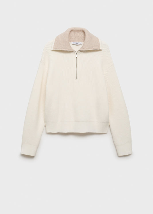 Anna Zip Collar Jumper
