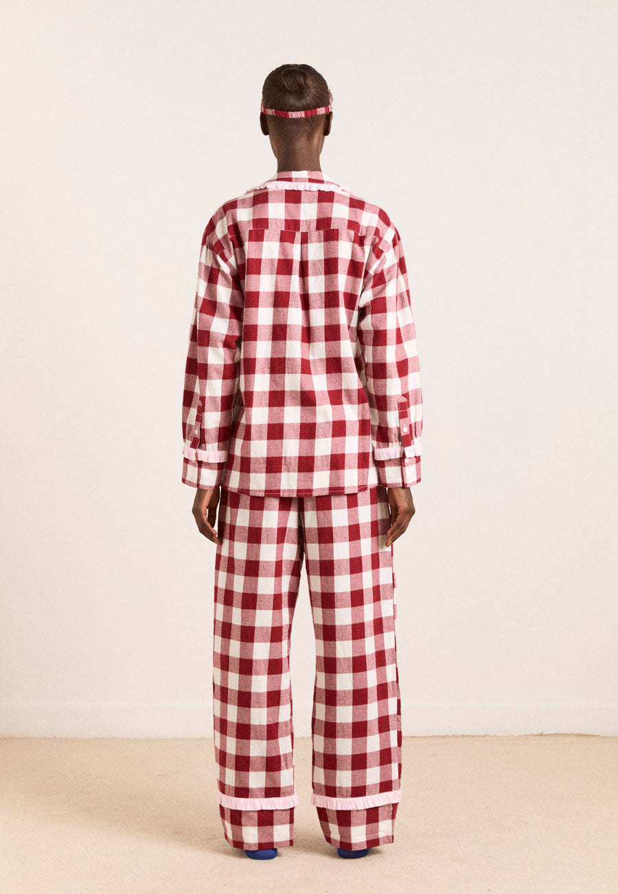 Gingham PJ Set