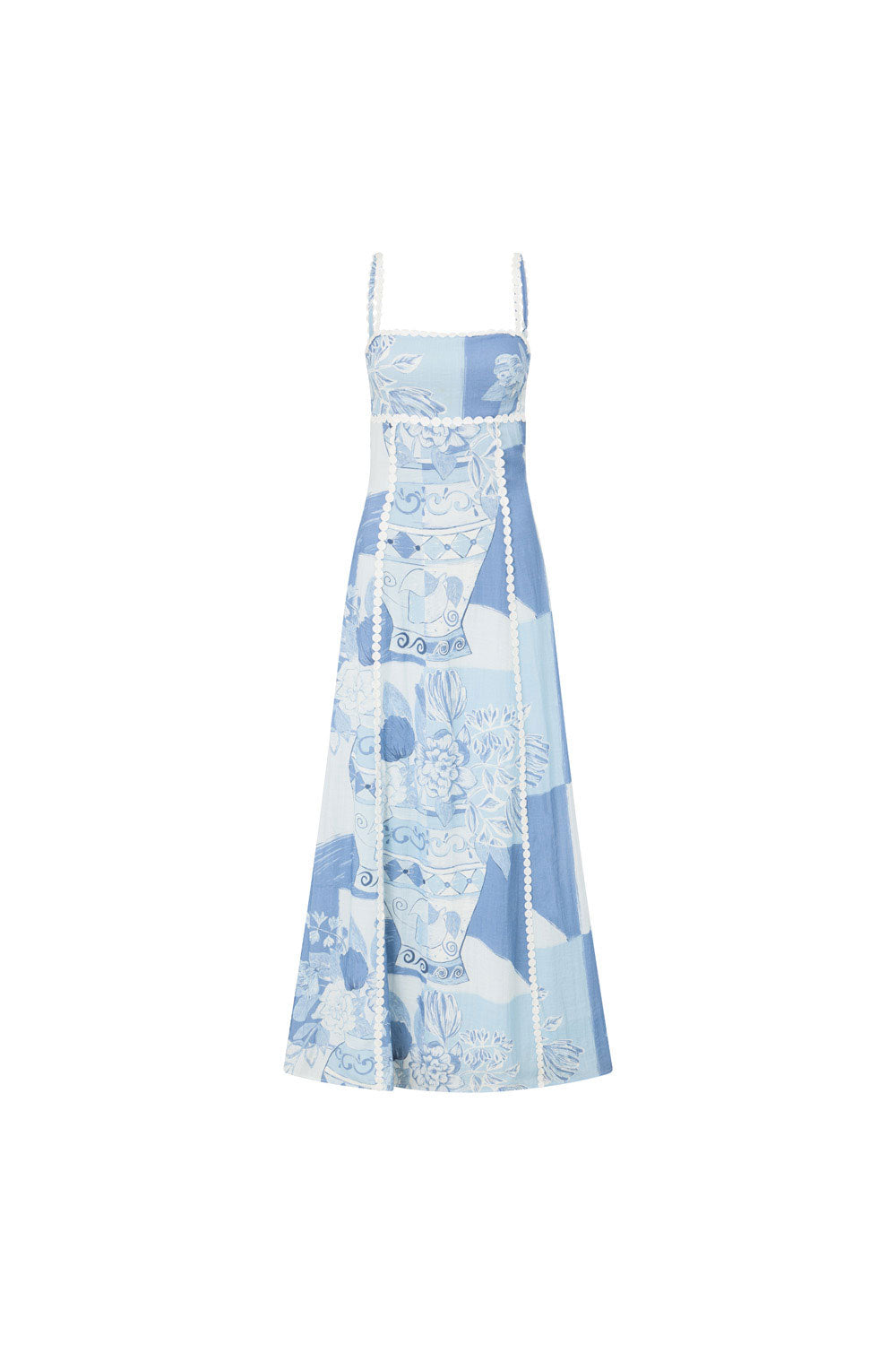 moana midi dress Green Moana Shirred Midi Dress