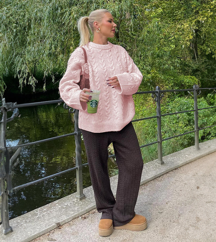 Braided Knit Jumper