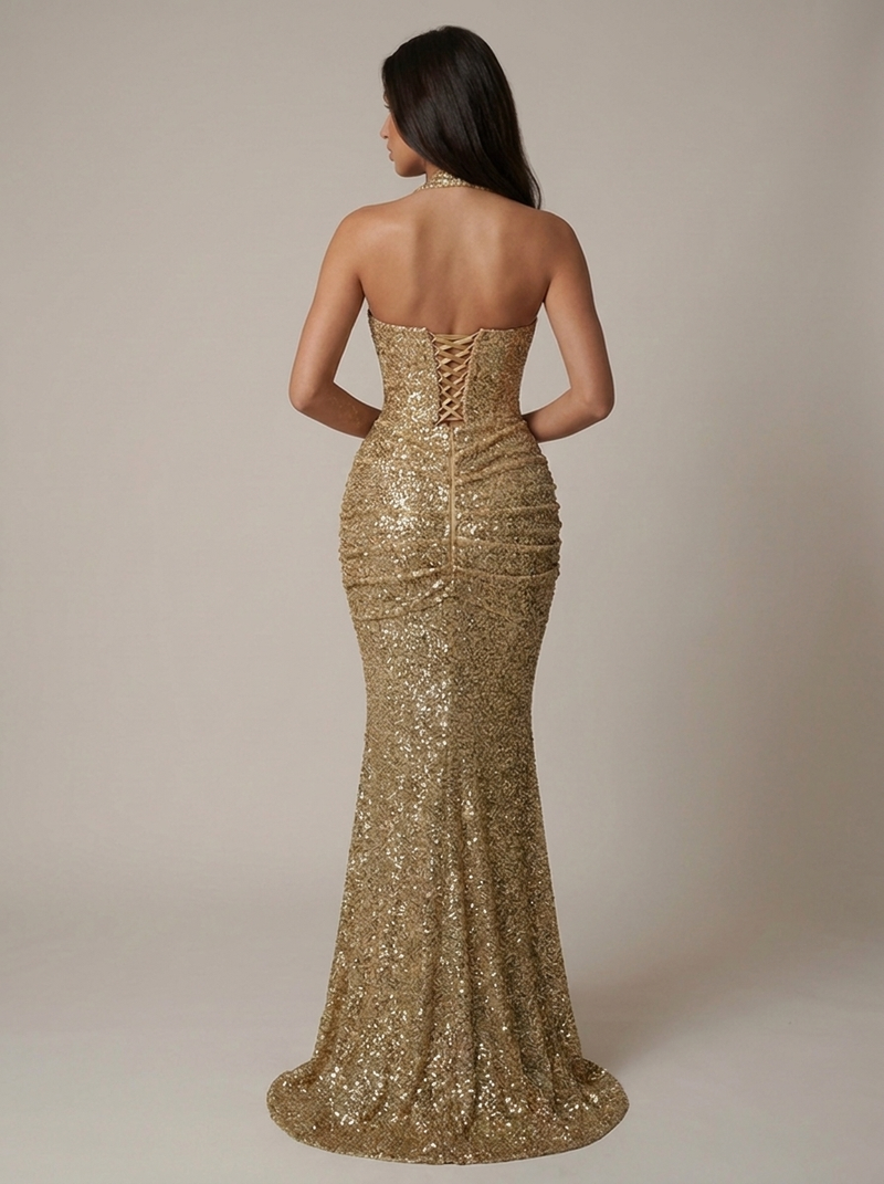 Gold Maxi Dress