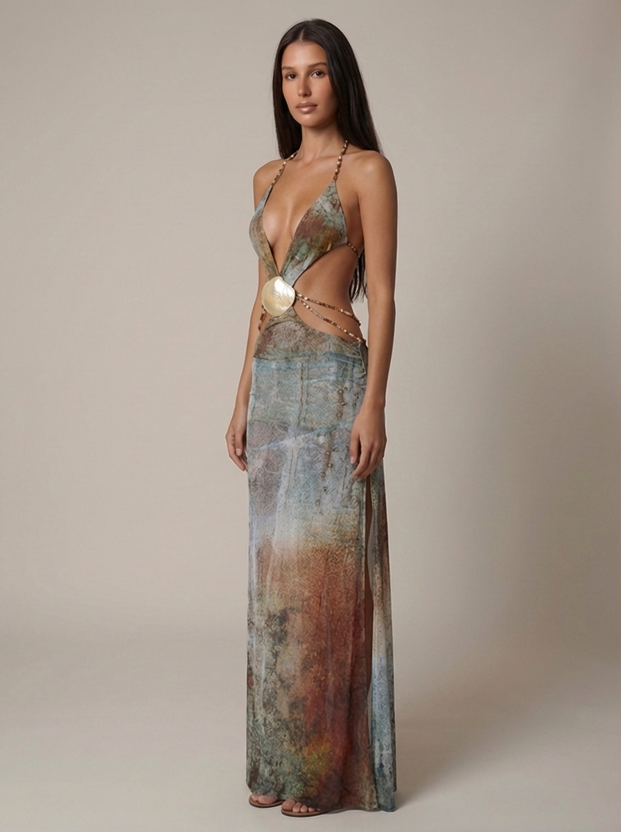 Shell Maxi Dress