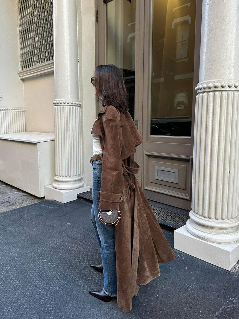 Solana Suede Coat