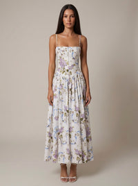 Cream Floral Print