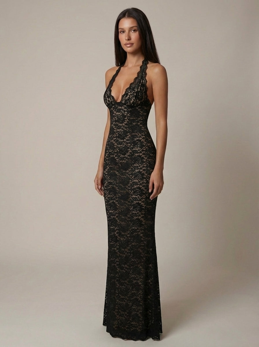 Destiny Lace Maxi Dress